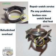 Fix Repair Broken Watch Case Band bracelet Clasp Lug Dial Feet Service