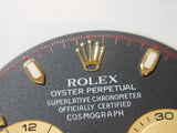 Authentic ROLEX ♛ Rare 116528 Daytona Watch Black Gold Dial